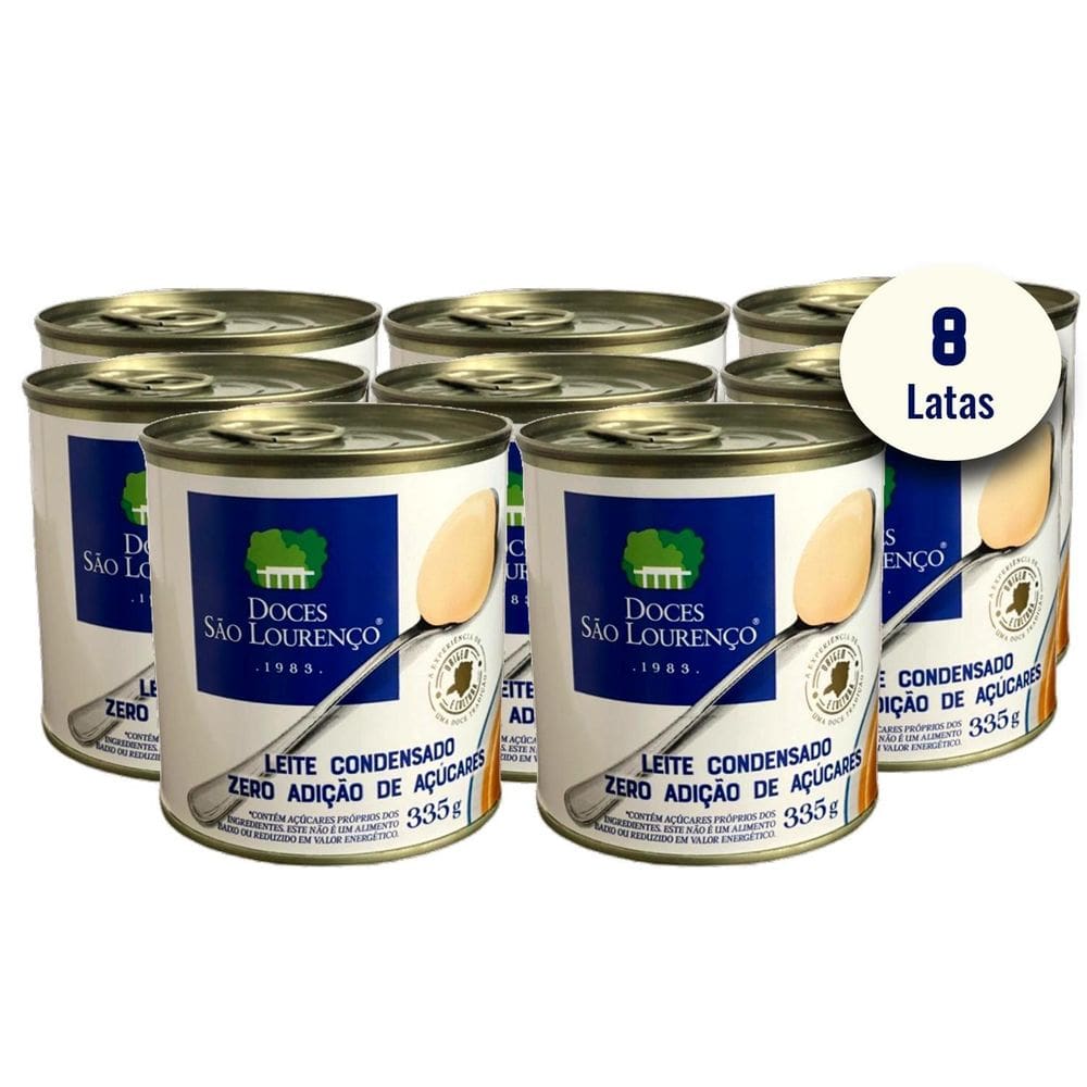 Leite Condensado Diet São Lourenco 335G 8 Latas