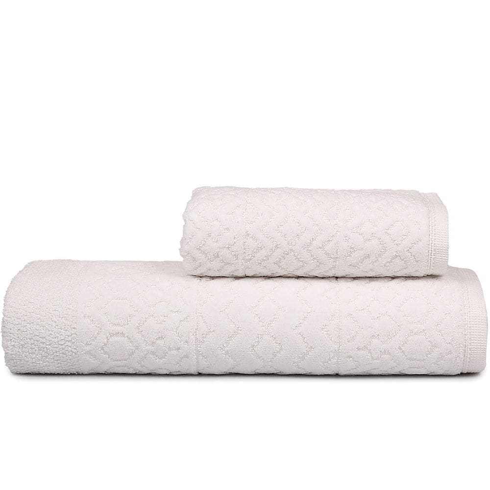 Jogo Toalha de Banho e Rosto Atlântica Loft 100% Algodão 420 g/m²