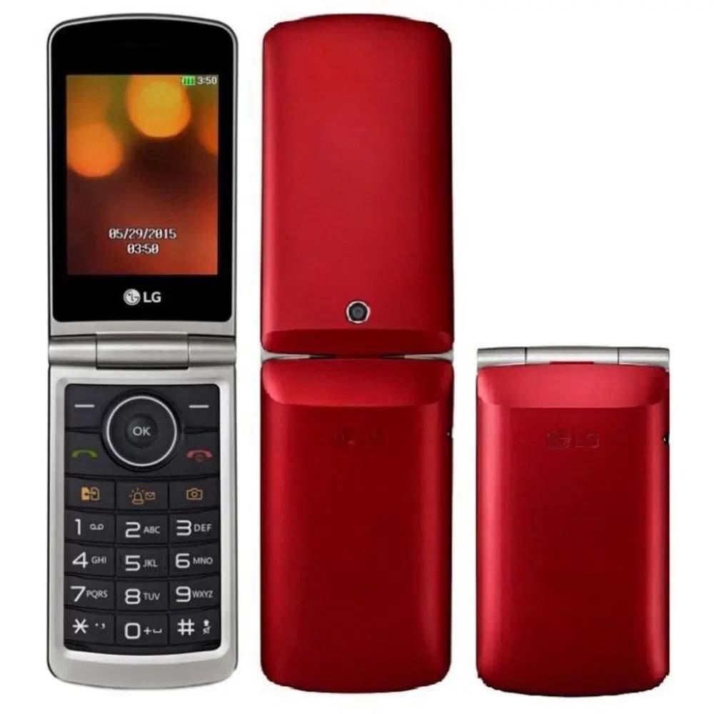 Celular Lg G360 Dual Sim Flip Tela 3.0 2G Câmera Rádio Fm