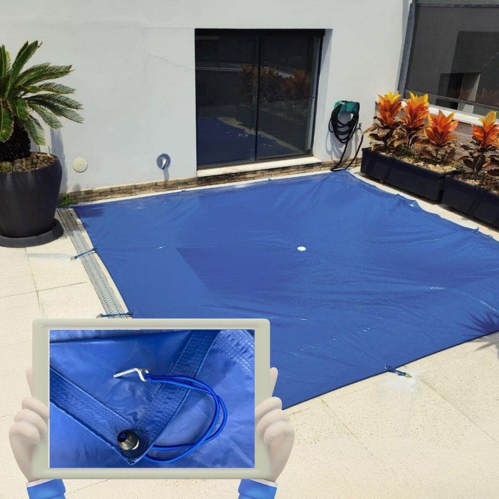 Capa Piscina 500 Micra 7,5X3,5 Standard Pvc Acquacapas+Kit