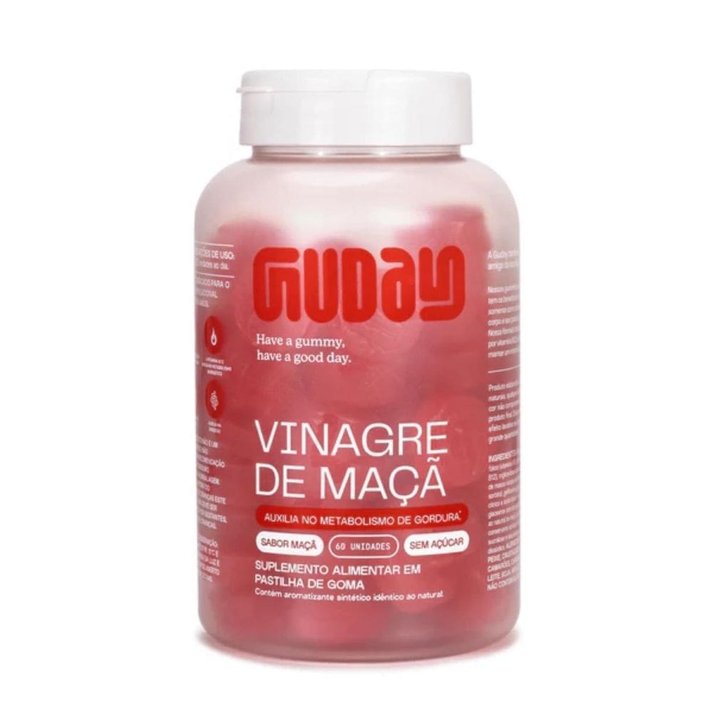 Gummy De Vinagre De Maçã Guday 60 Un Digestão E Bem-Estar