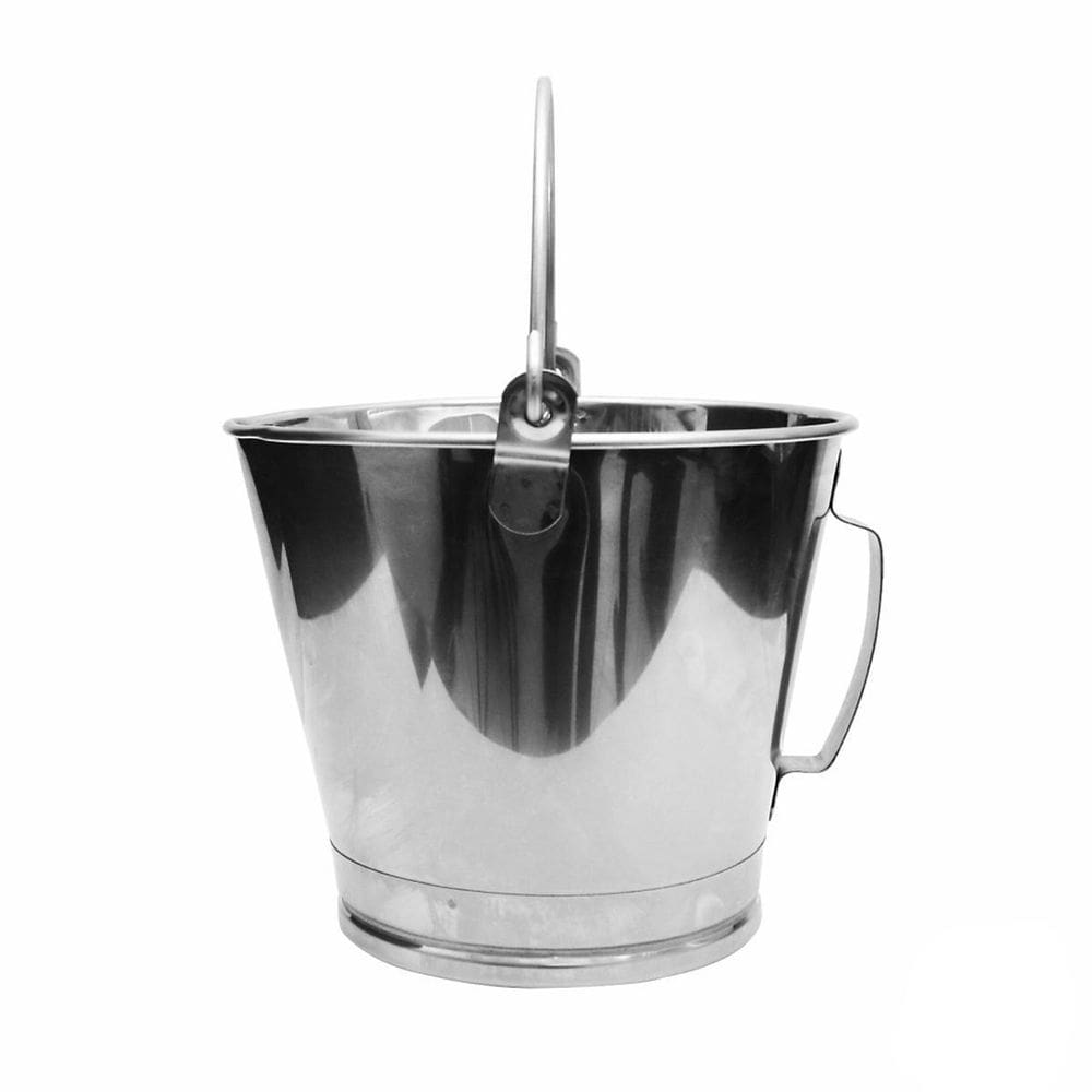 Balde Dosador Graduado Aço Inox Reforçado 5 Litros - Lupus