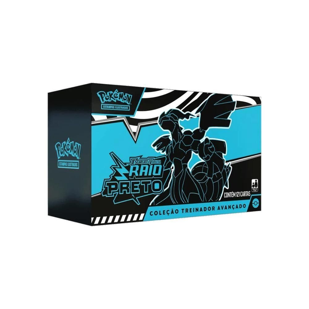 Box Pokémon Baralho Treinador Avançado Ev10.5 Raio Preto 121