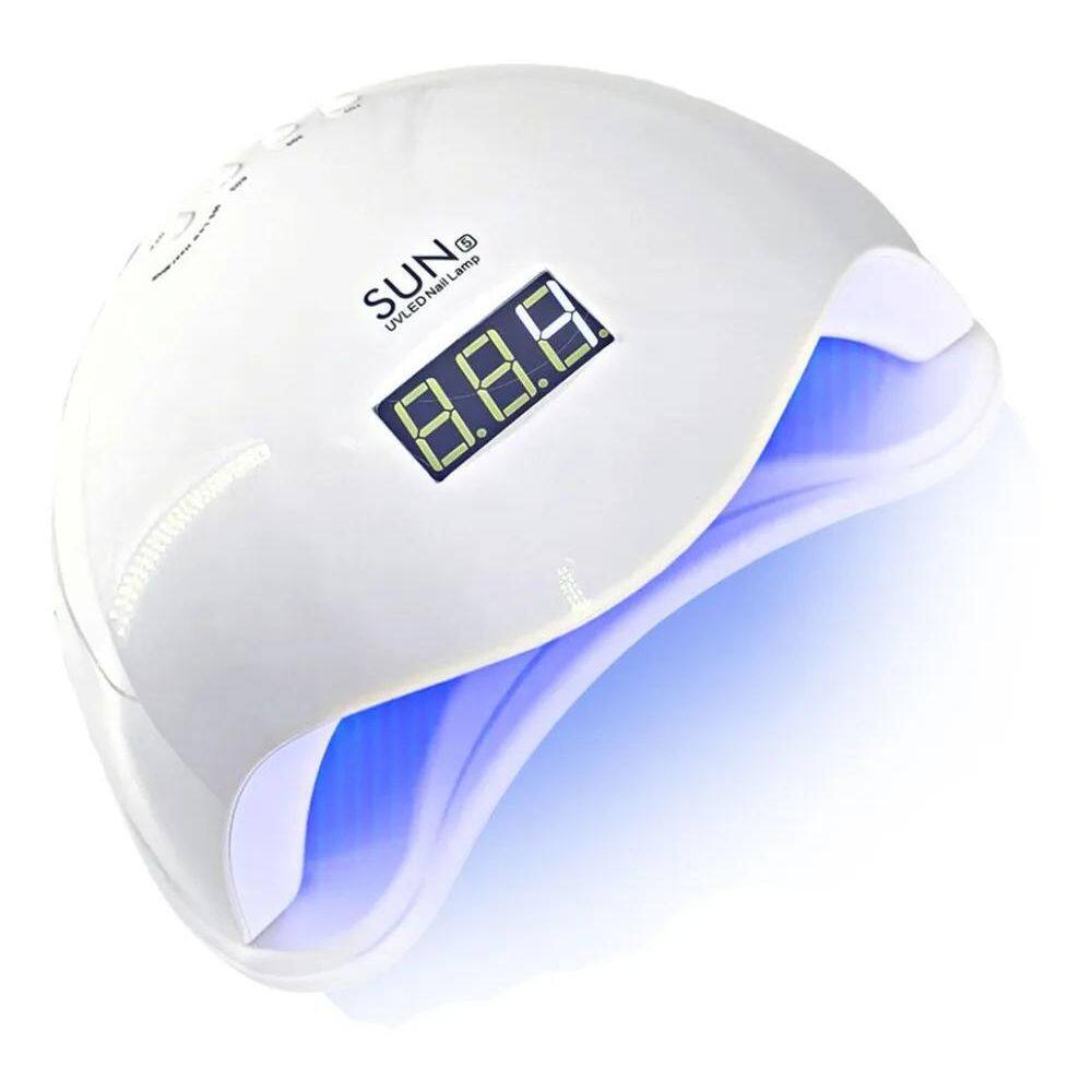 3X Cabine Sun Led/Uv Sun5 Bivolt Unhas Profissional Seca Gel