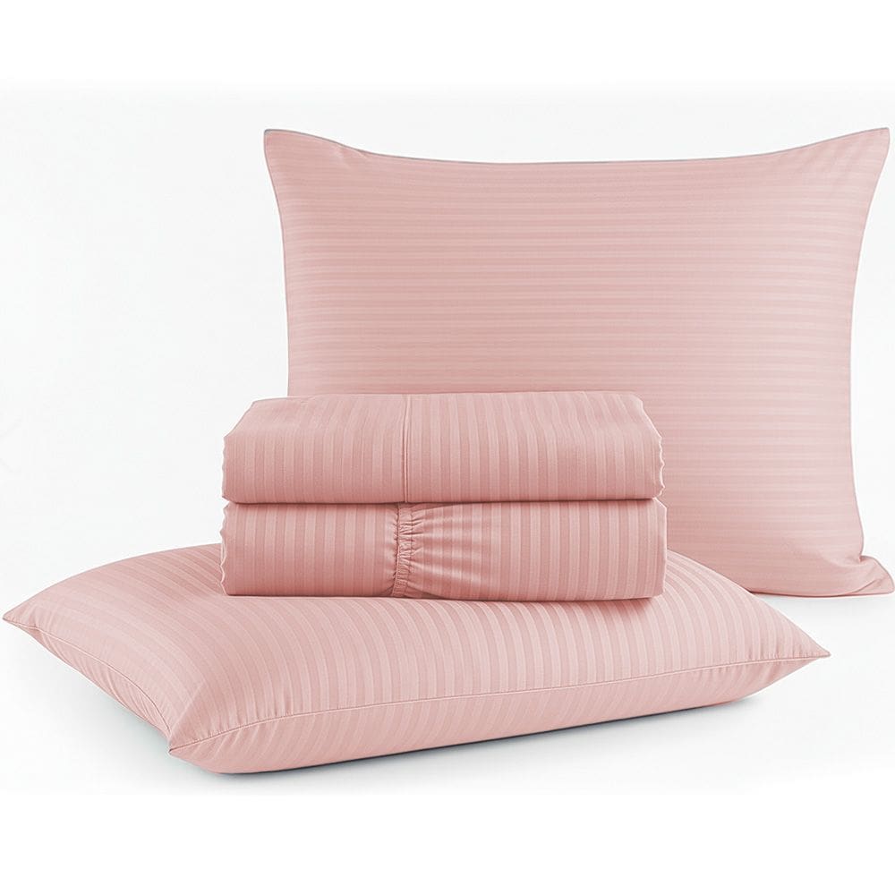 Jogo de Cama King 4 peças Micropercal Acetinado Bf Colchões