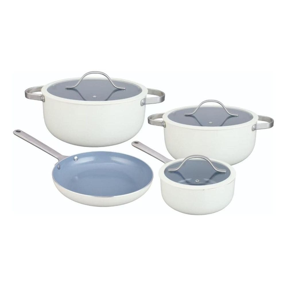 Jogo Panelas Com 4 Pecas Revestimento Cerâmica Berlin Branca