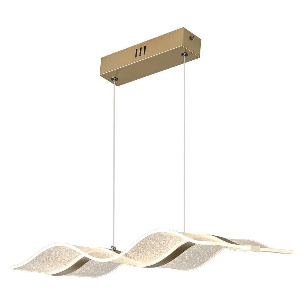 Pendente Moderno Bancada Mesa De Jantar Acrilico Retangular