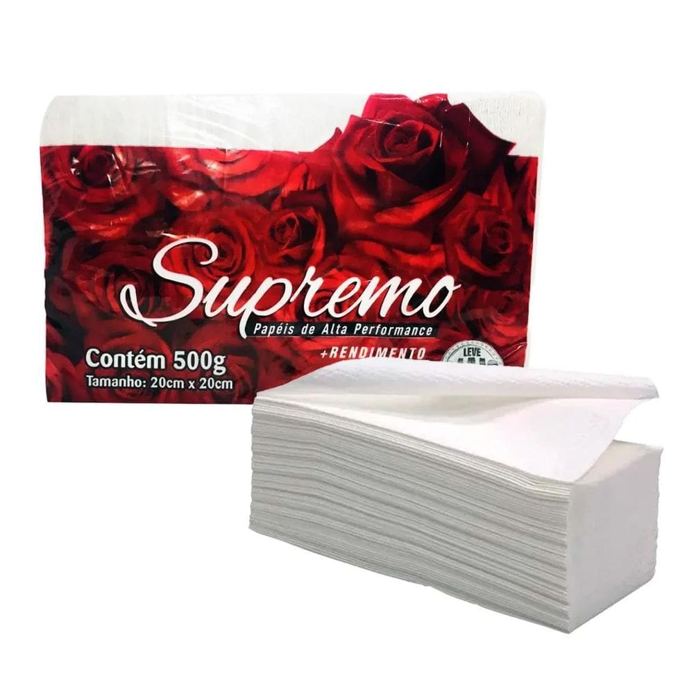 Papel Toalha 1000 Fls Interfolha Branco 100% Virgem Supremo