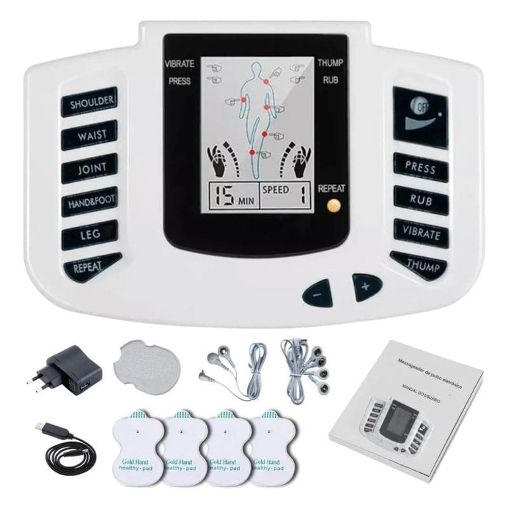 Aparelho Tens Profissional Com Choques Fisioterapia Bivolt