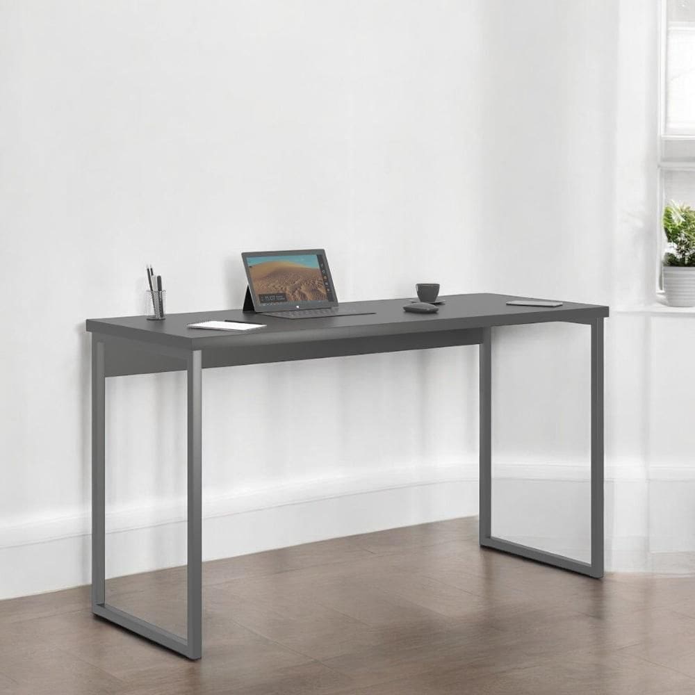 Mesa Home Office Escrivaninha Shine 1,20 Preta