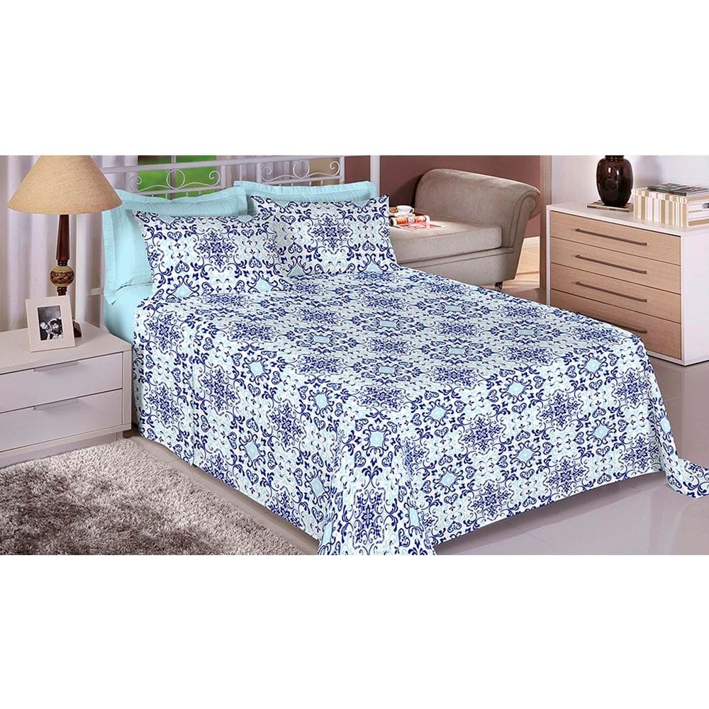 Jogo de Cama King 4 Peças 130 Fios Lucca Sonhare Sultan