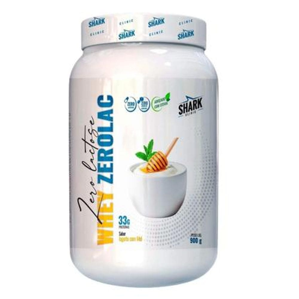 Whey Zero Lac Linha Clinic Pote 900g  - Shark Pro