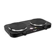 Fogão Cooktop De Mesa Fogareiro Portátil 2 Bocas Panda Plus Preto/Branco 110/220V Design Moderno Compacto e Eficiente