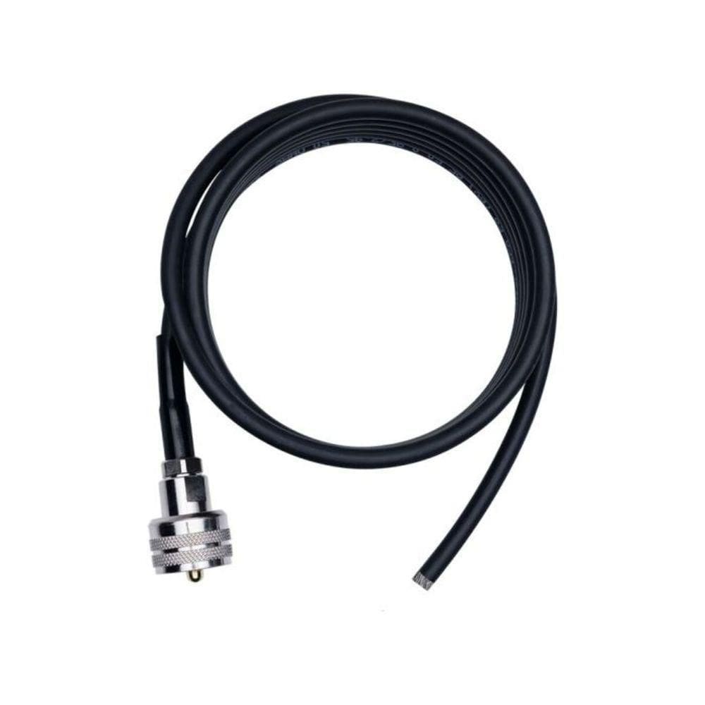 Kit Cabo Px50 5,5m Com Conector Uhf Macho B-3001 Preto Aquario