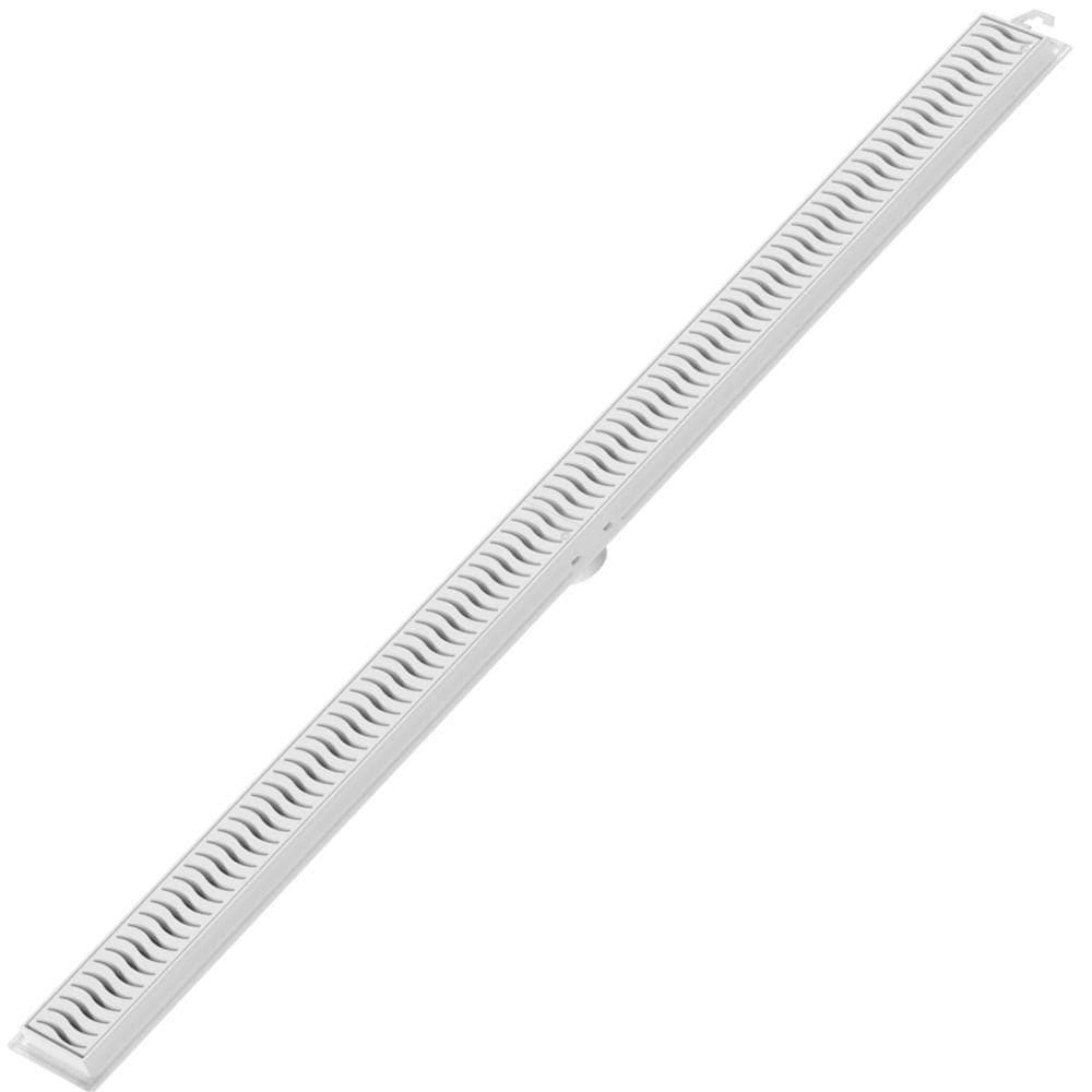 Ralo Linear Flat 90cm Grelha Branca - 100018904 - Tigre