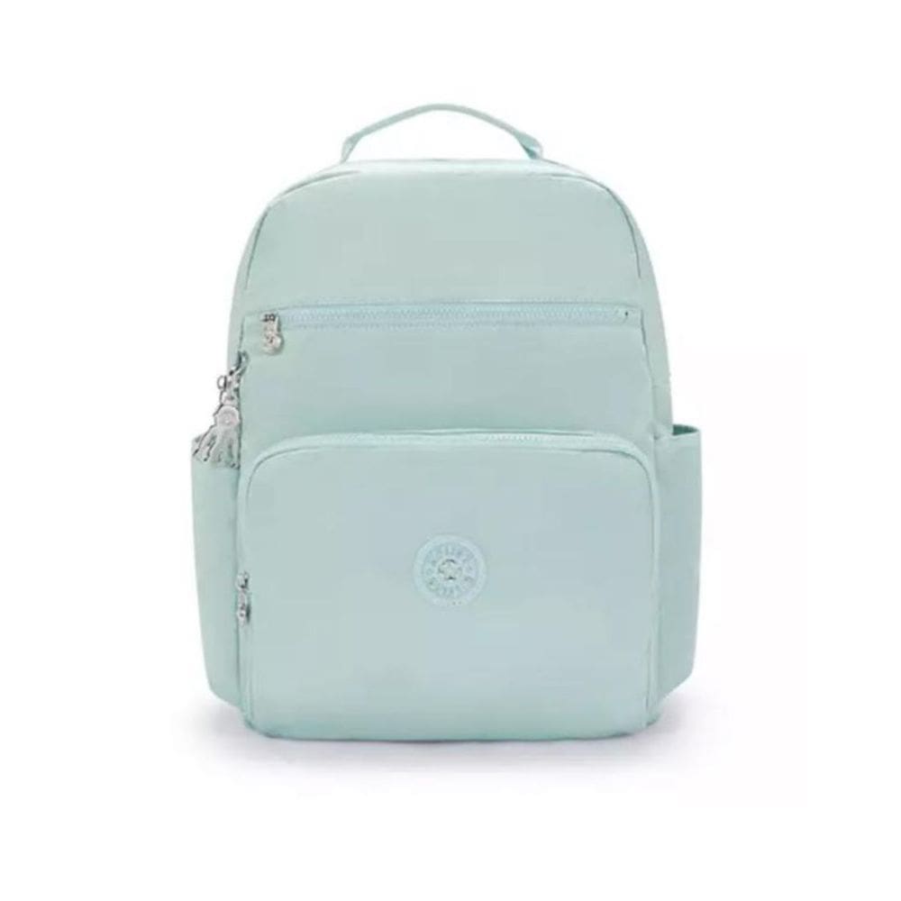 Mochila De Maternidade Kipling So Baby Azul Gelo + Trocador