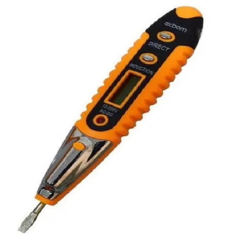 Testador De Voltagem Digital Tensão Tipo Caneta Alerta Sonoro Com Luz
