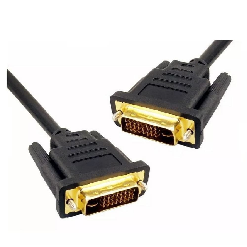 Cabo de Video Dvi-D x Dvi-D 24+1 Dual Link Com Filtro - 1.5 Mts