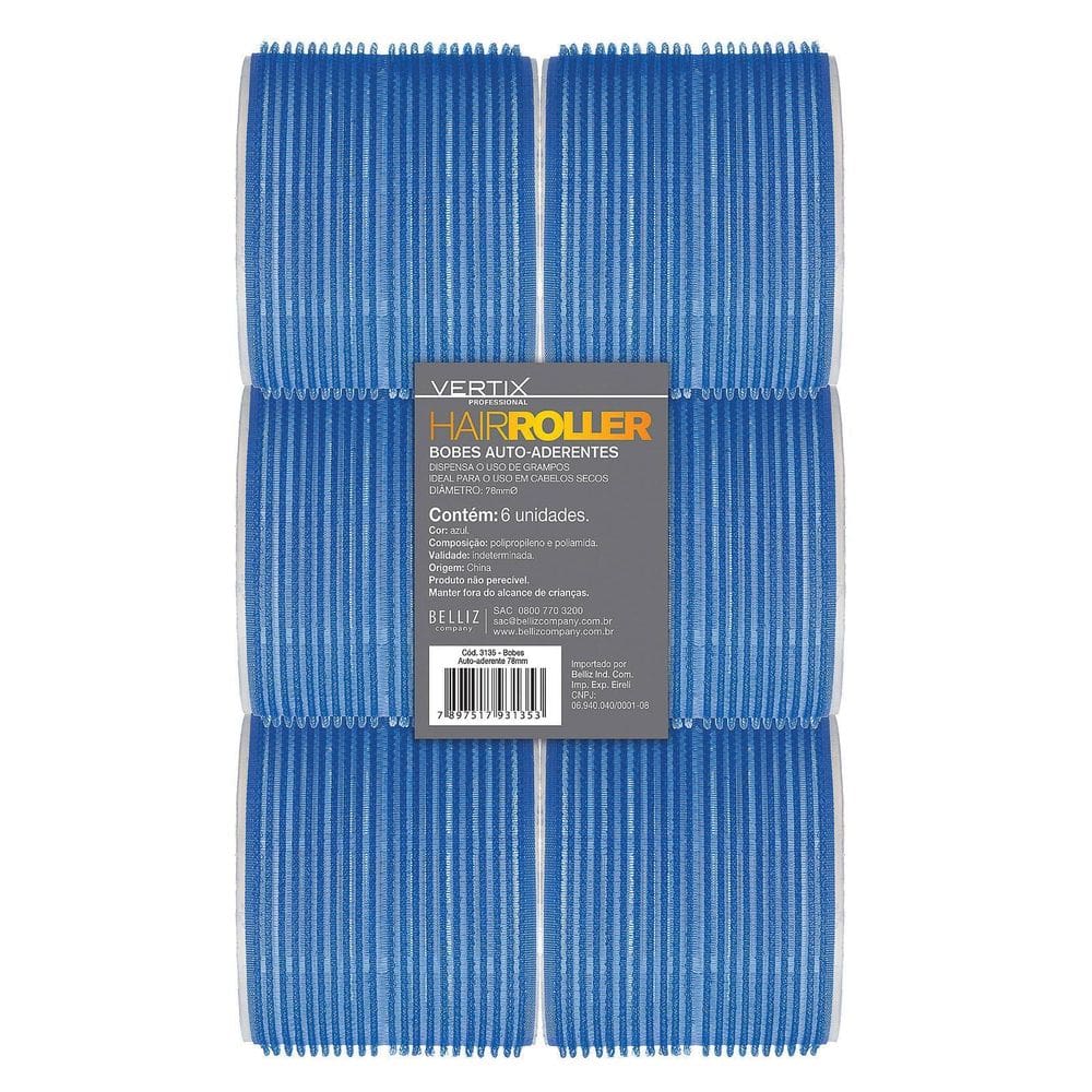 Bobes Auto-Aderentes Pro N8 6Pcs Vertix