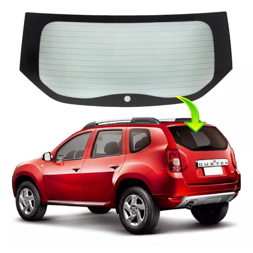Vidro Vigia Esverdeado Para Renault Duster    Novo