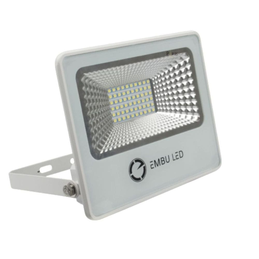 Refletor LED 20W 6000K Slim IP66 Branco Linha Pro Embu Led