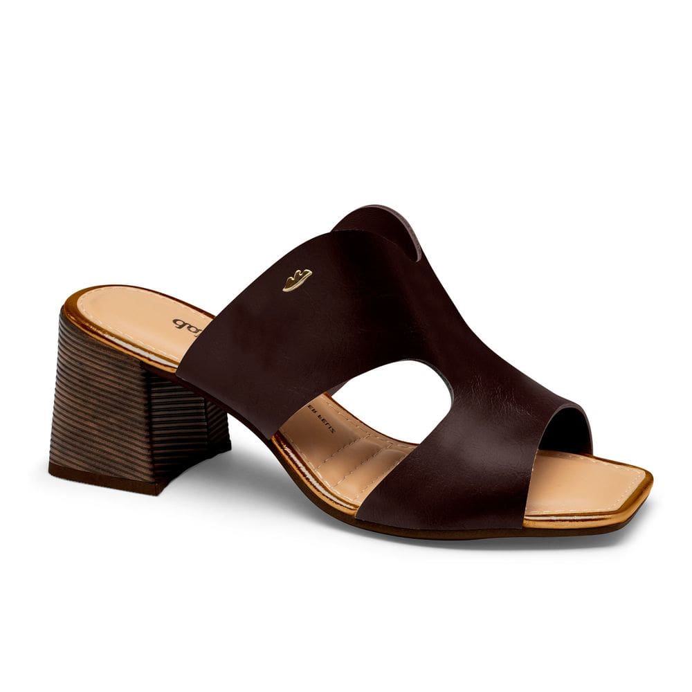 Tamanco Feminino De Salto Bloco Dakota Y9191-0005