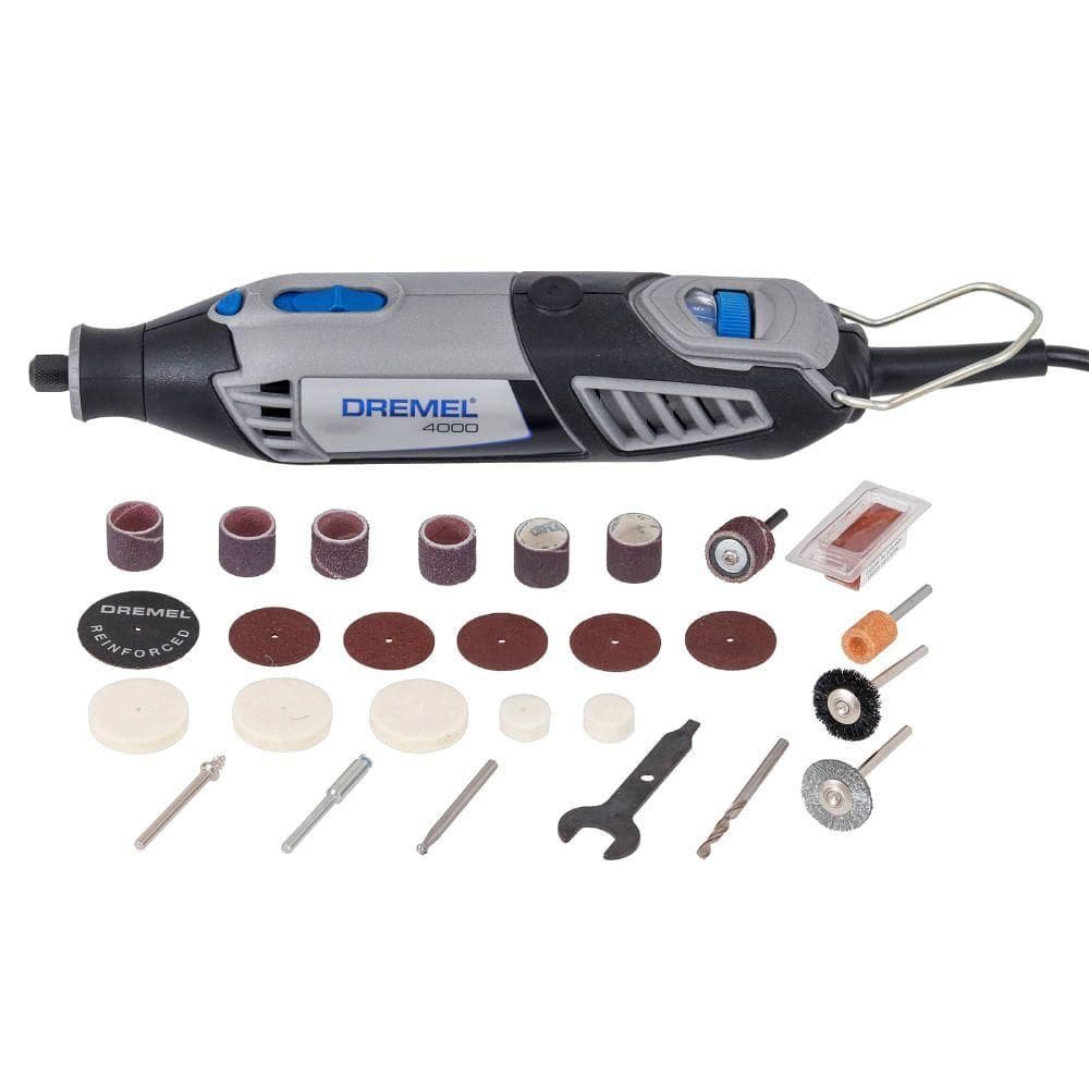 Micro Retífica 4000 Com 26 Acessórios 110 Volts - F0134000nu000 - Dremel