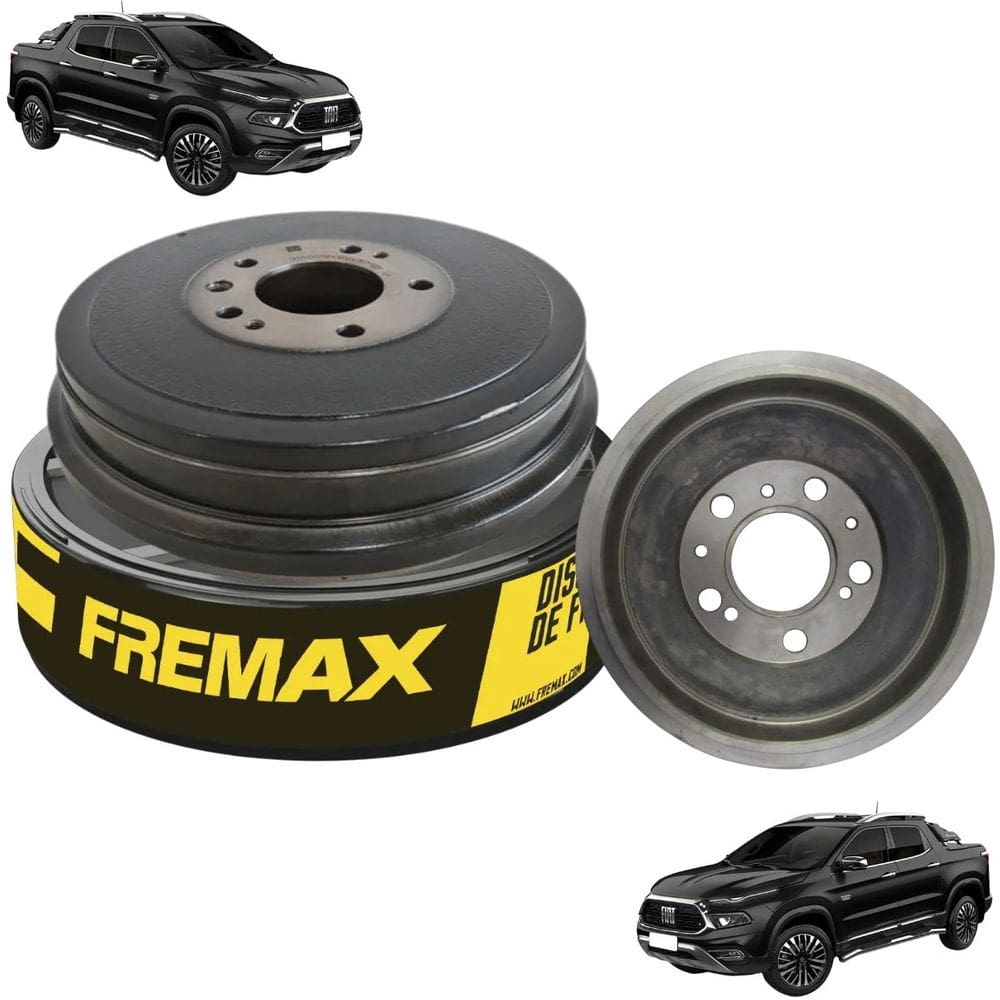 Par Tambor De Freio Traseiro Toro 2015 A 2024 - Fremax Bd3623