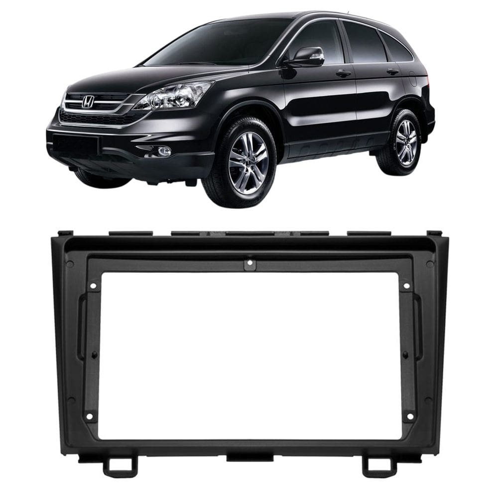 Moldura 9 Polegadas Crv 2007 à 2011 Preta Painel Central Multimidia Expex Epx9ho002 Som