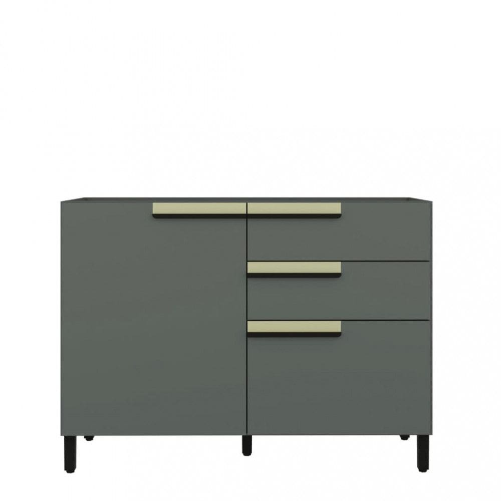 Balcao 2 Portas 3 Gavetas sem Tampo Manhattan Herval