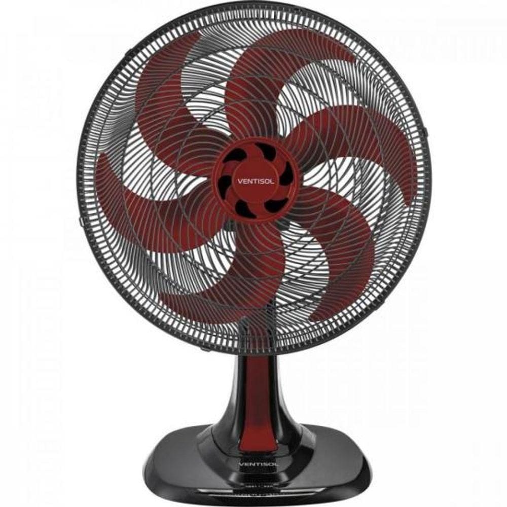 Ventilador De Mesa 40cm 220V Turbo6 Vermelho Ventisol