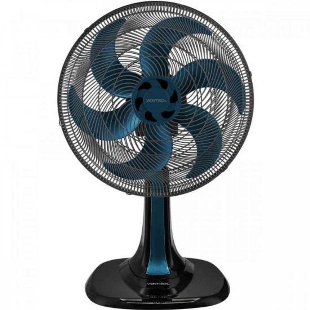 Ventilador De Mesa 40 Cm 110V Turbo6 Azul Ventisol
