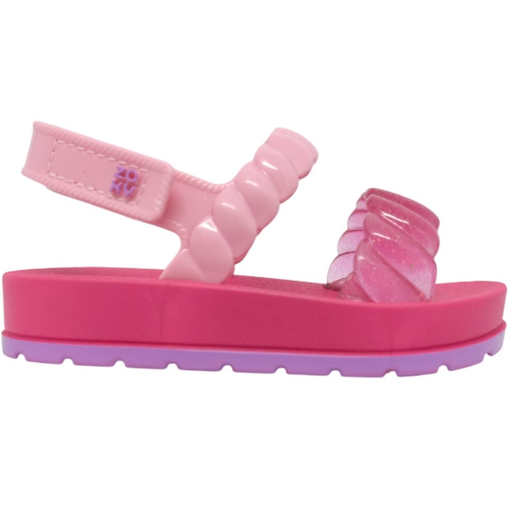 Sandália Papete Infantil Menina Casual Dia a Dia Passeio Escola Sweety Zaxynina 19287