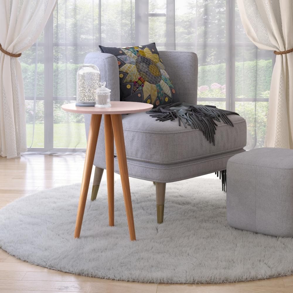 Mesa Lateral 4702 Pés Palito Sala Rose