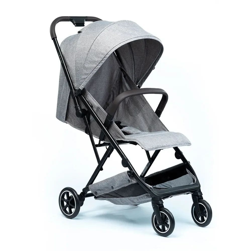Carrinho De Bebe Compacto Mini Até 22Kg Woven Grey - Abc Design