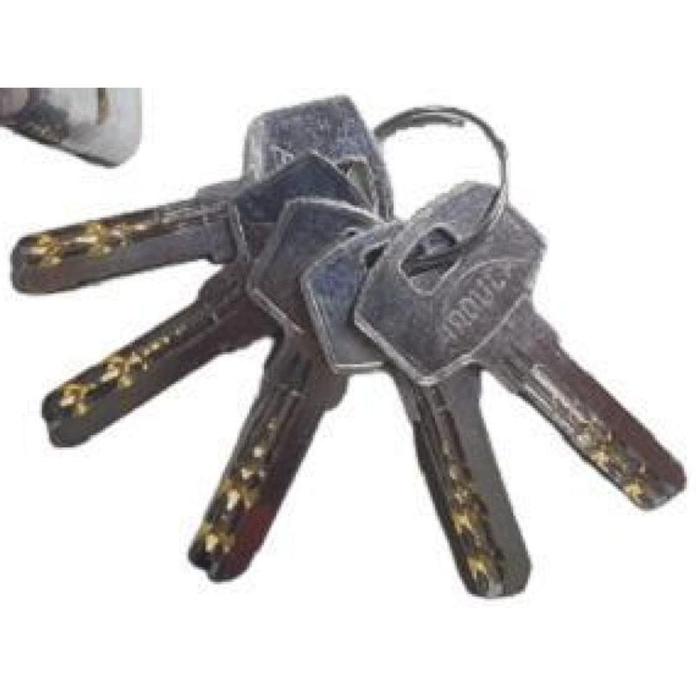 Fechadura Rolete Alta Segurança 4410 Escovado Cilindro 12 Cm