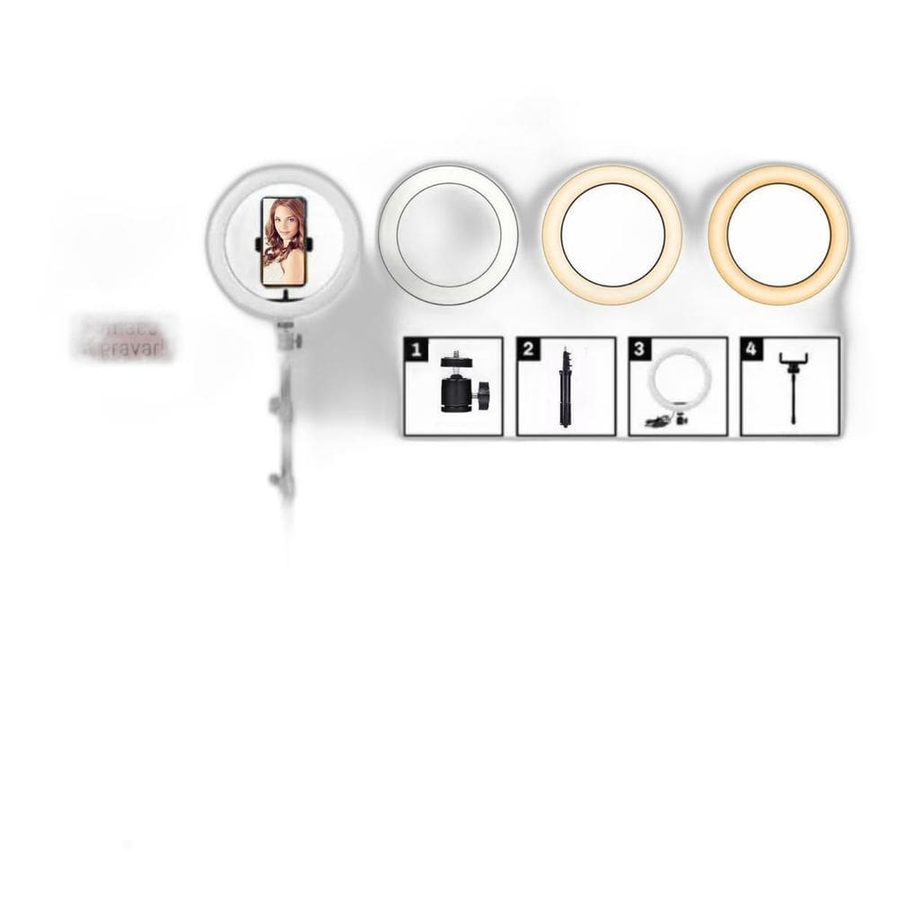 Iluminador Ring Light Celular Luz High Light Iluminação Led