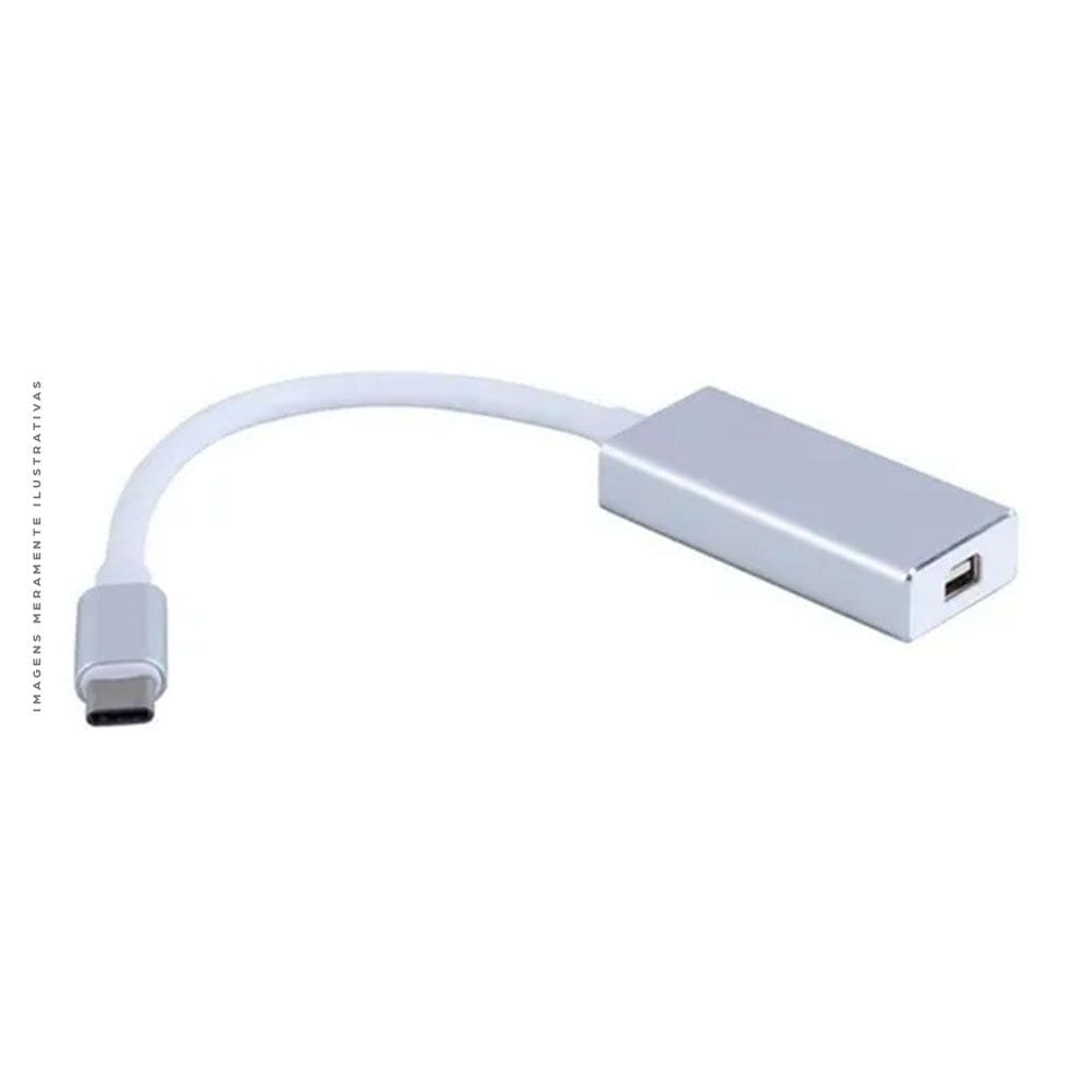 Adaptador USB-C (M) x Mini DisplayPort (F), 15cm, MD9