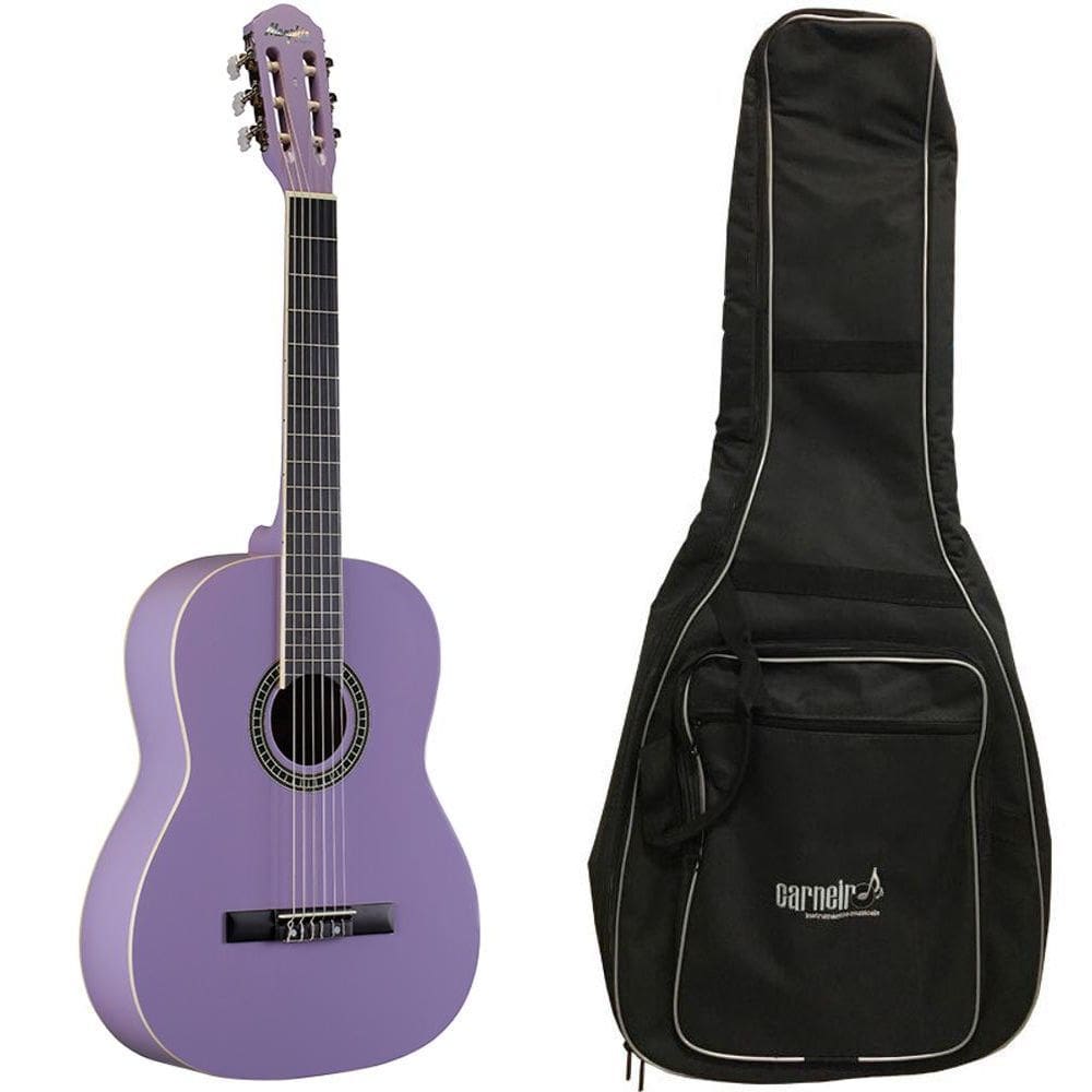Kit Violão Memphis AC-39 Lilac + Capa Solid Sound Lee Clássico
