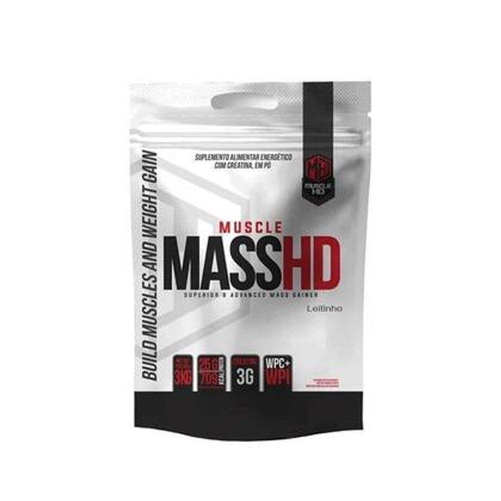 Mass HD 3kg Leitinho - Muscle HD