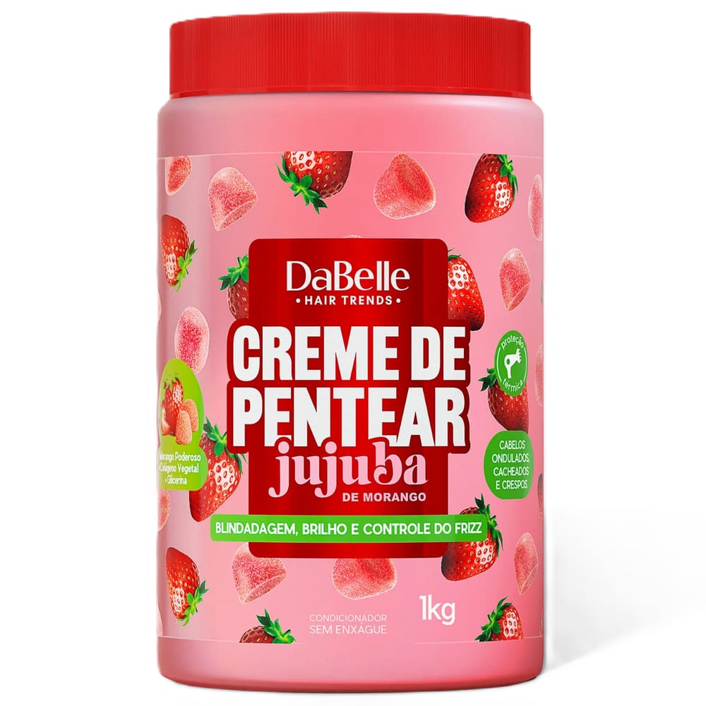 Creme de Pentear DaBelle Morango Jujuba 1kg