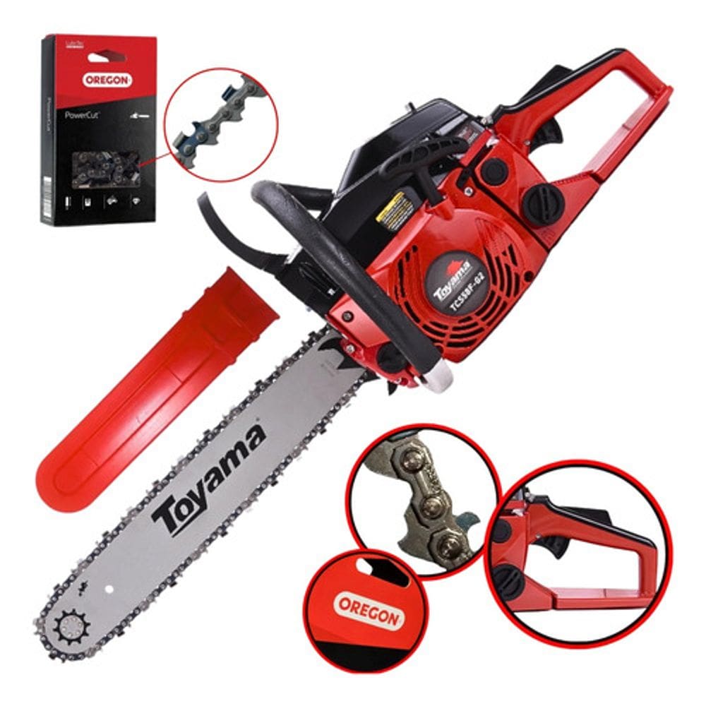 Motoserra A Combustao Toyama Tcs58fg2 Espada 50cm p/ Tora Grande, Troncos de Arvores