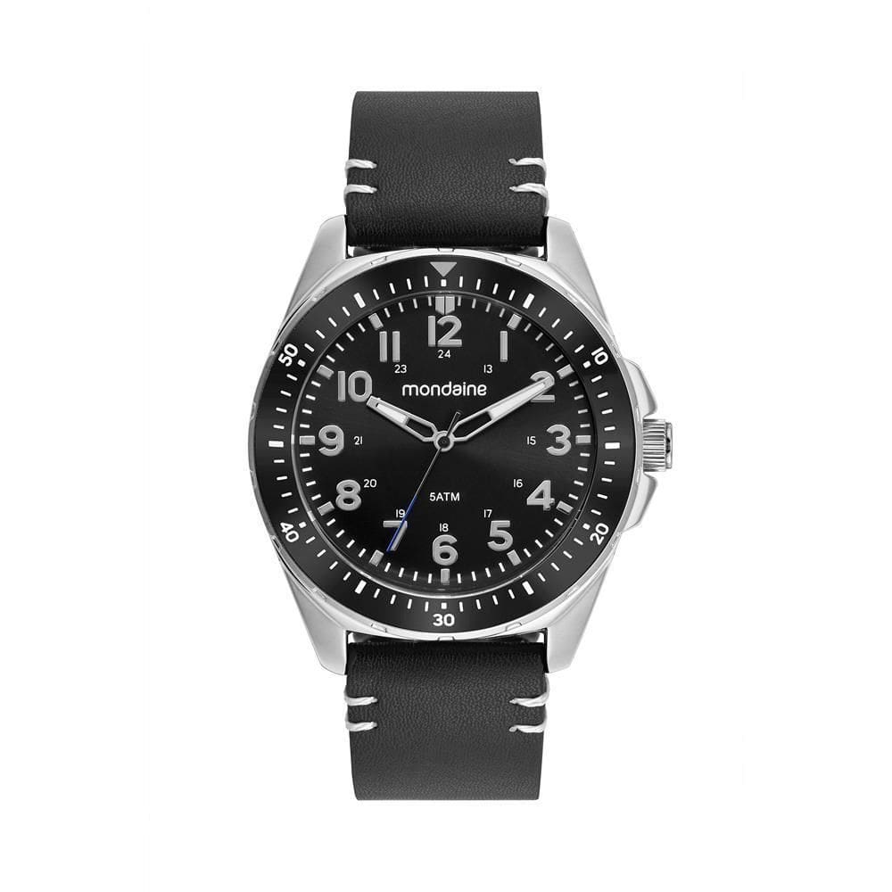 Relógio Mondaine Masculino Prateado 48mm