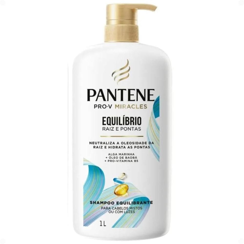 Shampoo Pantene Pro-V Equilíbrio Raiz e Pontas 1L