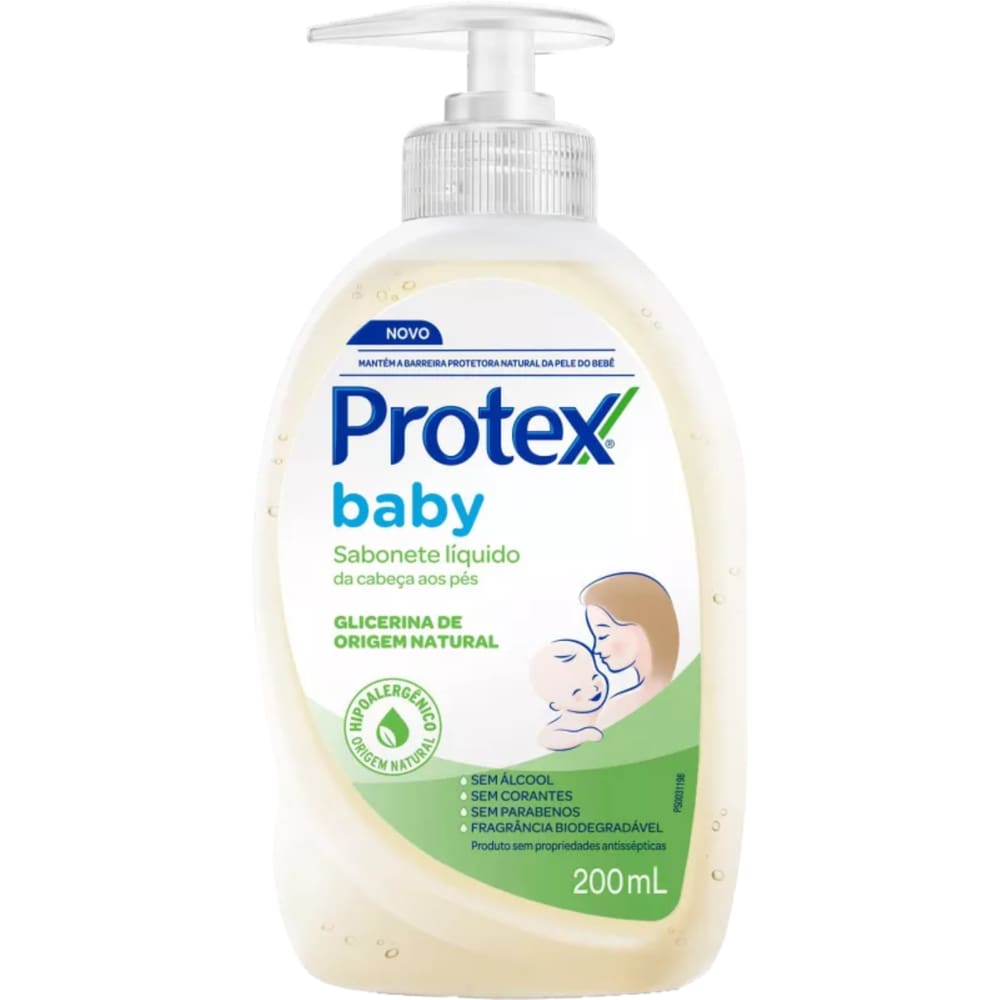 Sabonete Líquido Protex Baby Glicerina de Origem Natural 200ml