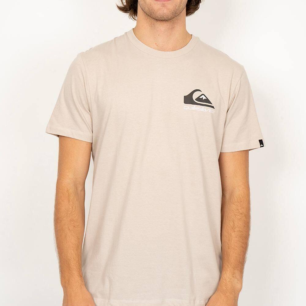 Camiseta Quiksilver Omni Logo SM26 Masculina Areia