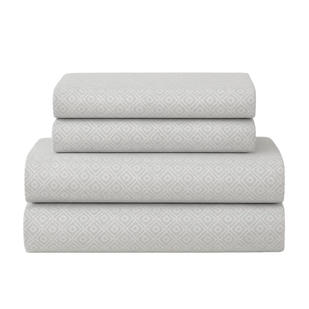 Jogo Cama Queen Acetinado 4 peças Super Macio Embossed Admirare