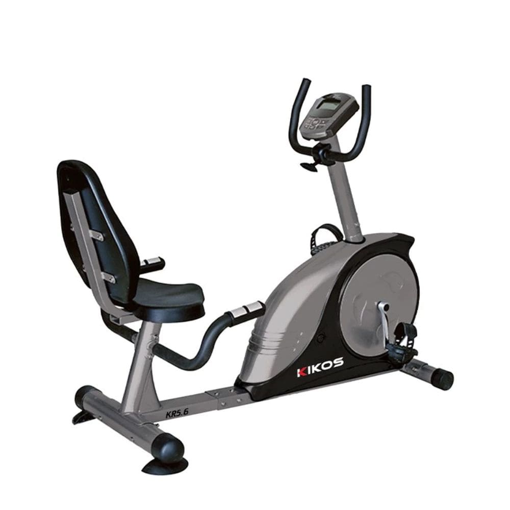 Bicicleta Ergométrica Kikos KR5.6Bi 24 Níveis de Resistência, Display LCD, Peso Máximo 120Kg Bivolt