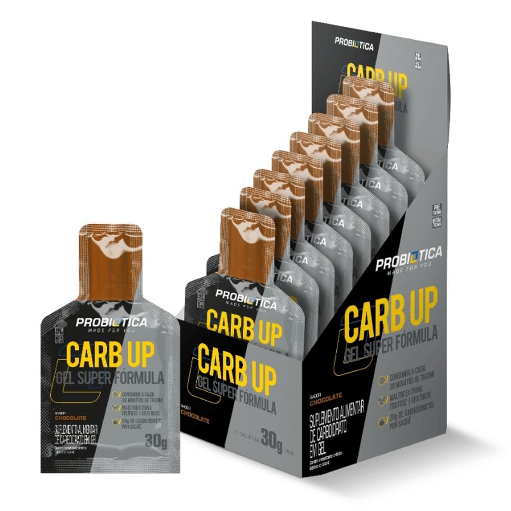 Carb Up Gel Super Fórmula (10 Sachês de 30g) Probiótica