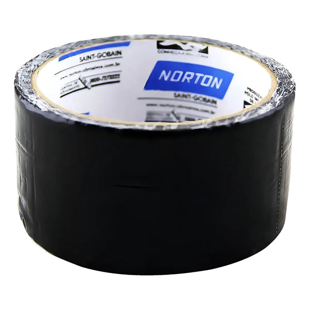 Fita Silver Tape Super Cola Preto 48mmx10m Norton - 281424